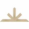 Ekena Millwork Saratoga Rough Sawn Timber Gable Bracket, Douglas Fir, 48"W x 24"H x 4"D x 4"F, 12/12 Pitch GBW048X24X0404SAR00RDF - alternate 1